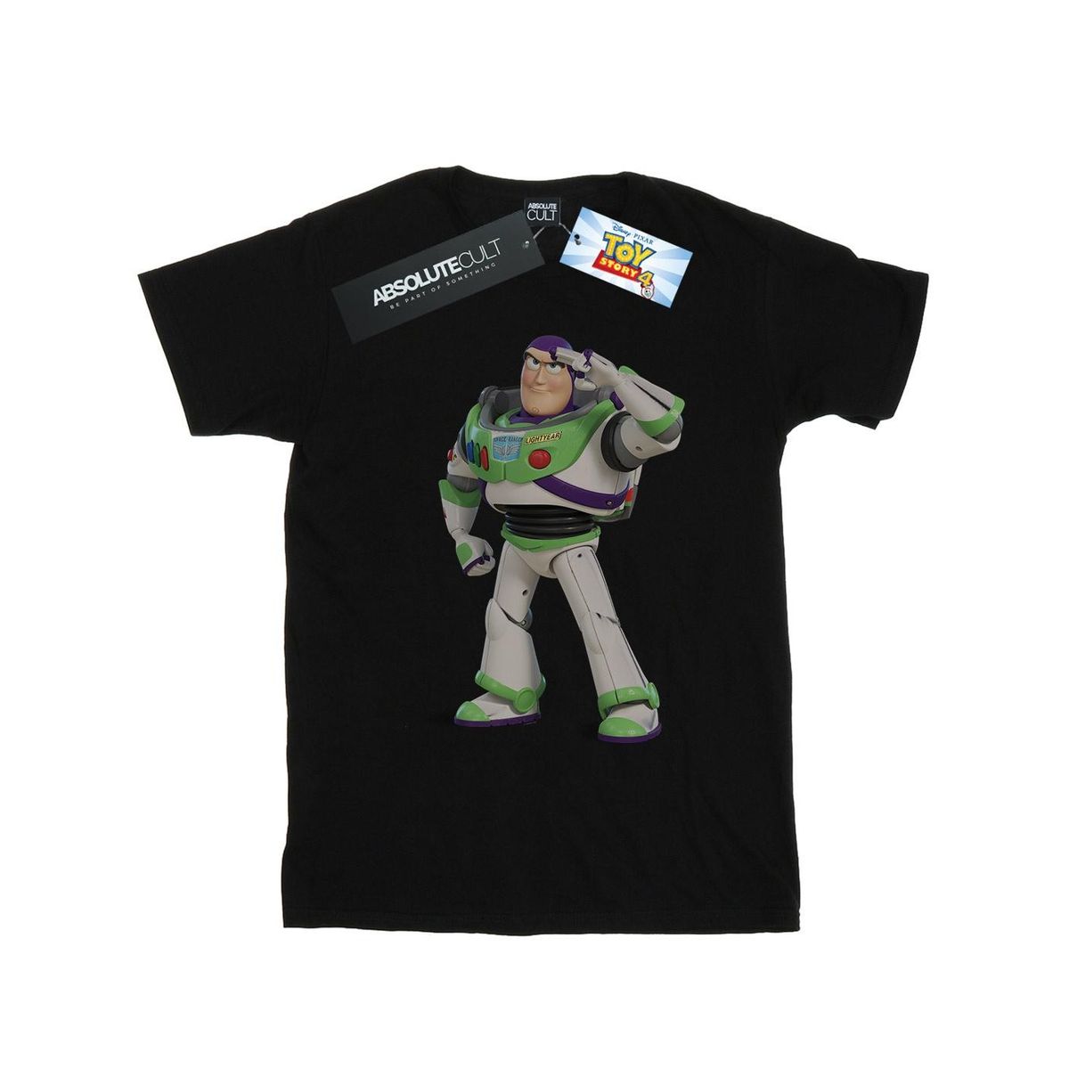Disney - "Toy Story Lightyear" T-Shirt für Herren (Schwarz)