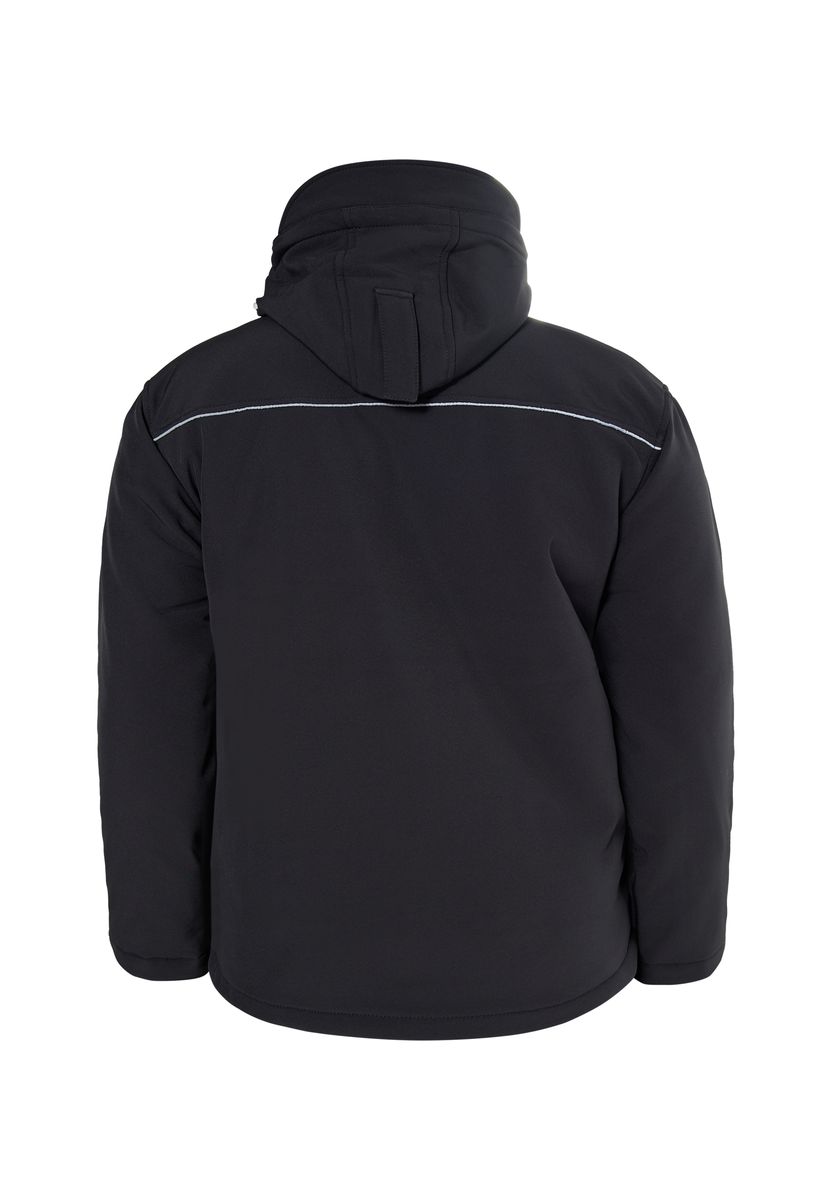 Funktionale wattierte Softshell mit Kapuze