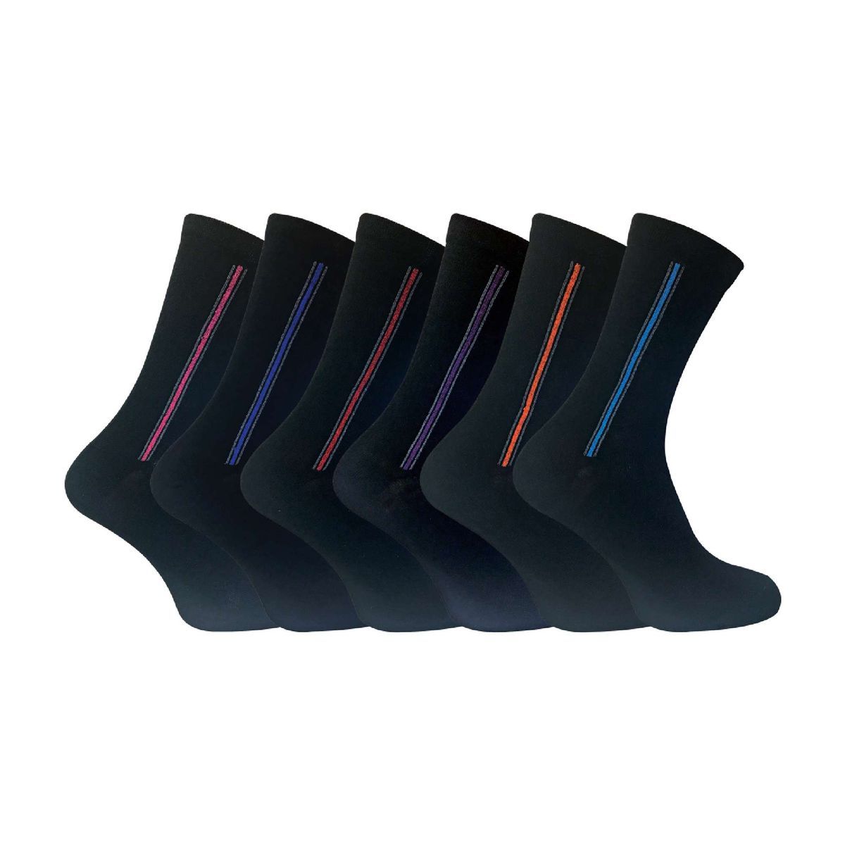 Herren-Socken mit Streifenmuster Baumwollmischung