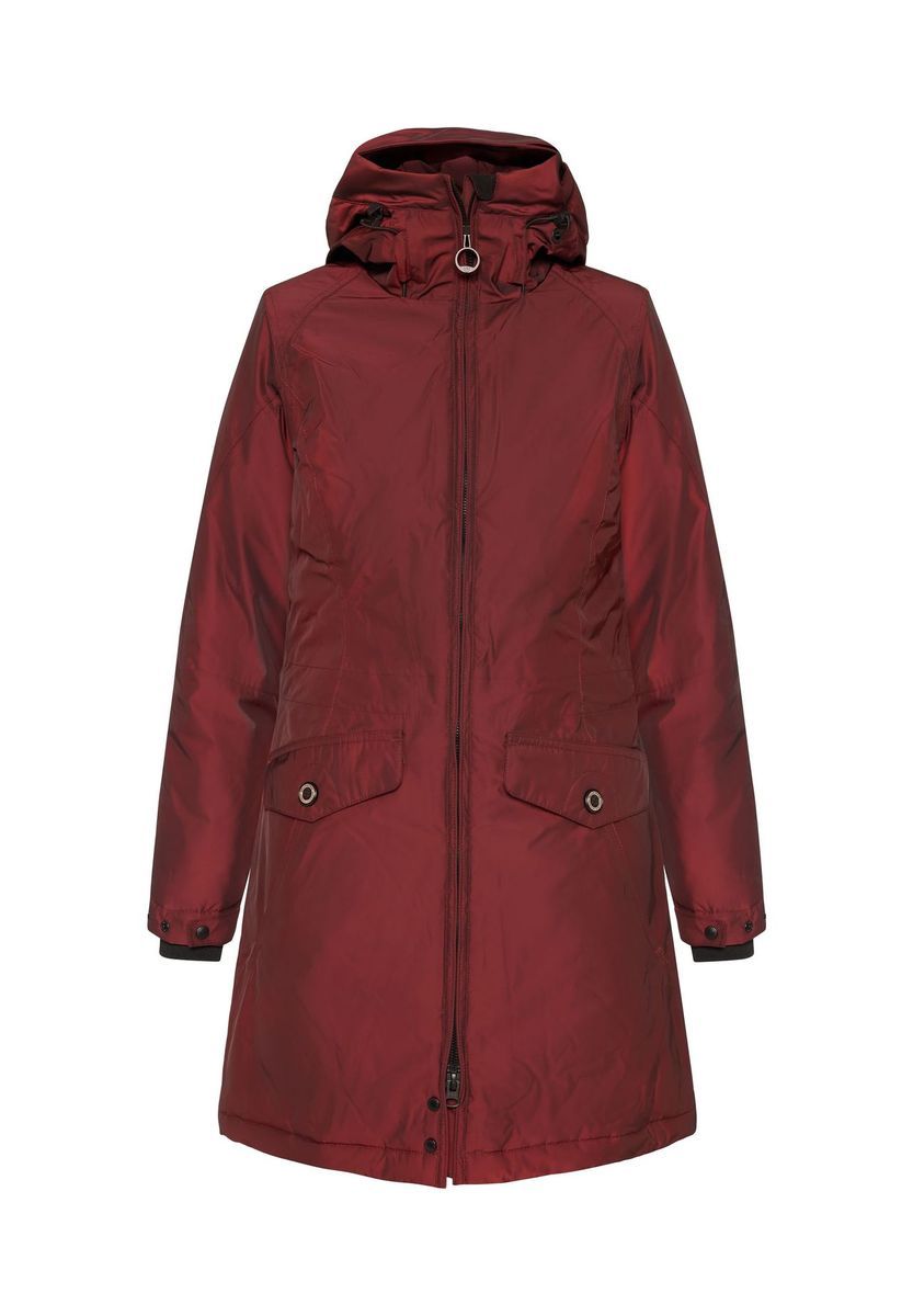 Gerade geschnittener Damenparka mit Kapuze