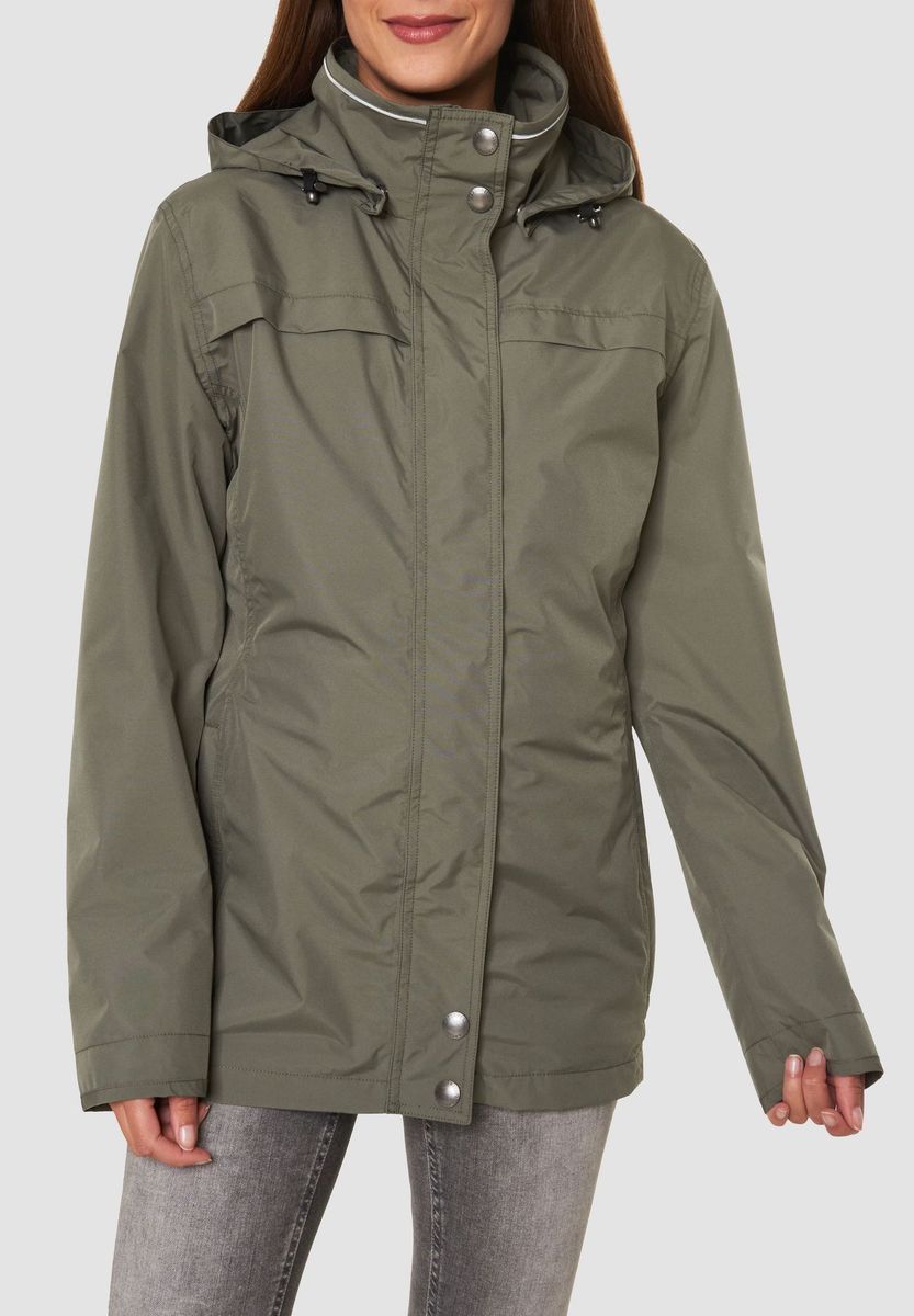 Damen Outdoorjacke mit Kapuze, wasserdicht