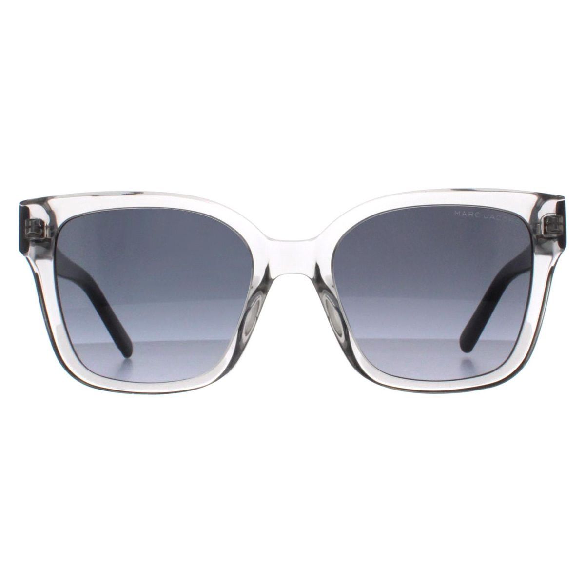 Sonnenbrille mit klarem, quadratischem Rahmen