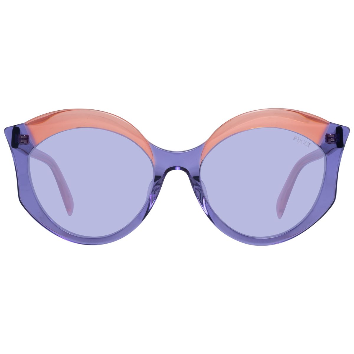 Geometrische Transparente Cat-Eye-Sonnenbrille