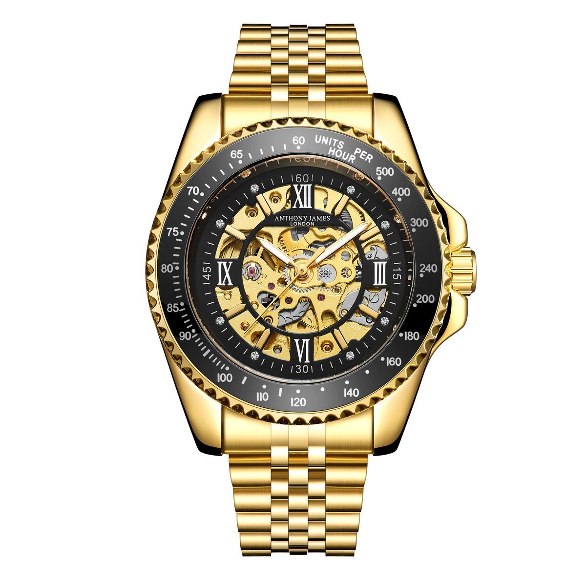 Elegante Tachymeter Automatikuhr