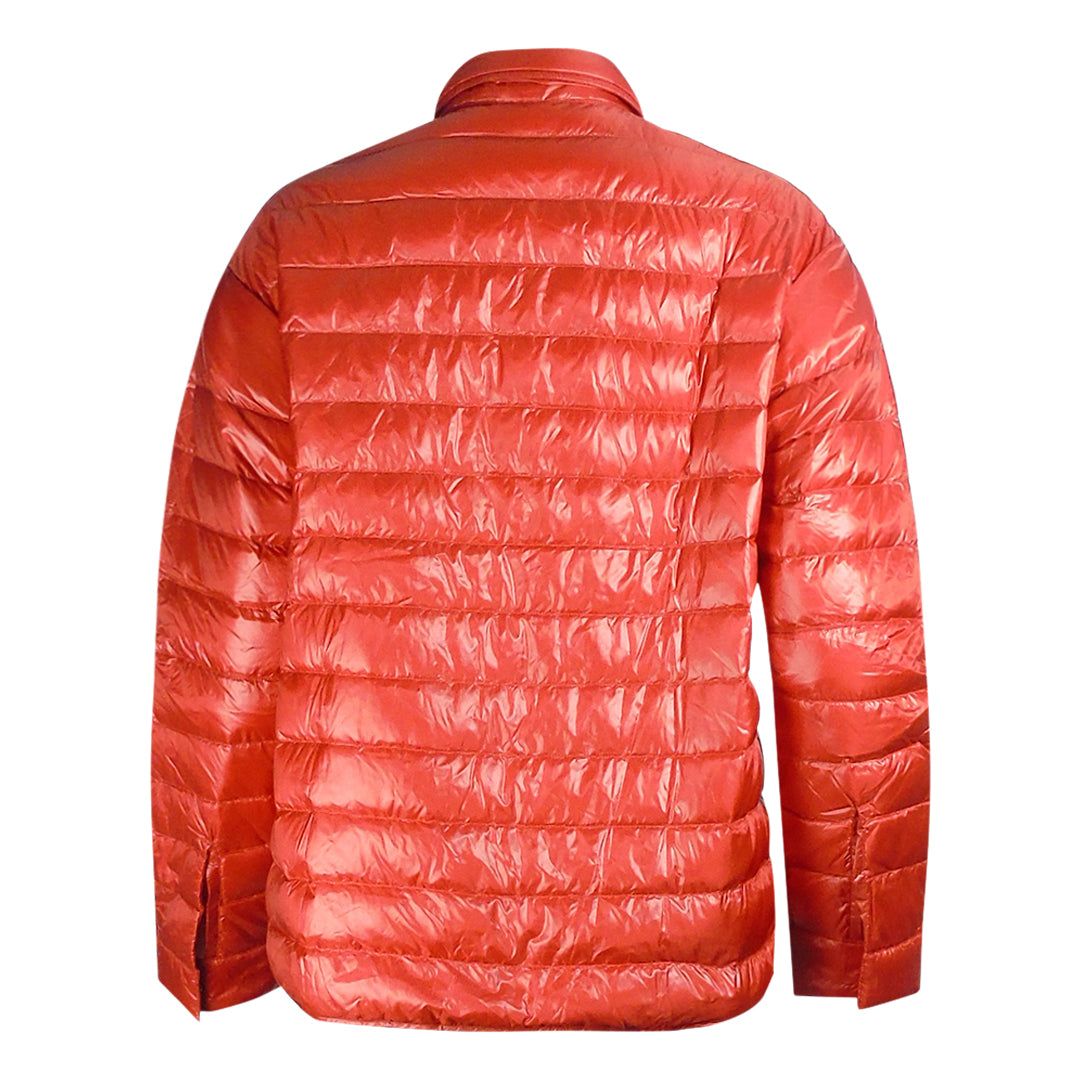 Gesteppte leichte Daunen-Hemdjacke