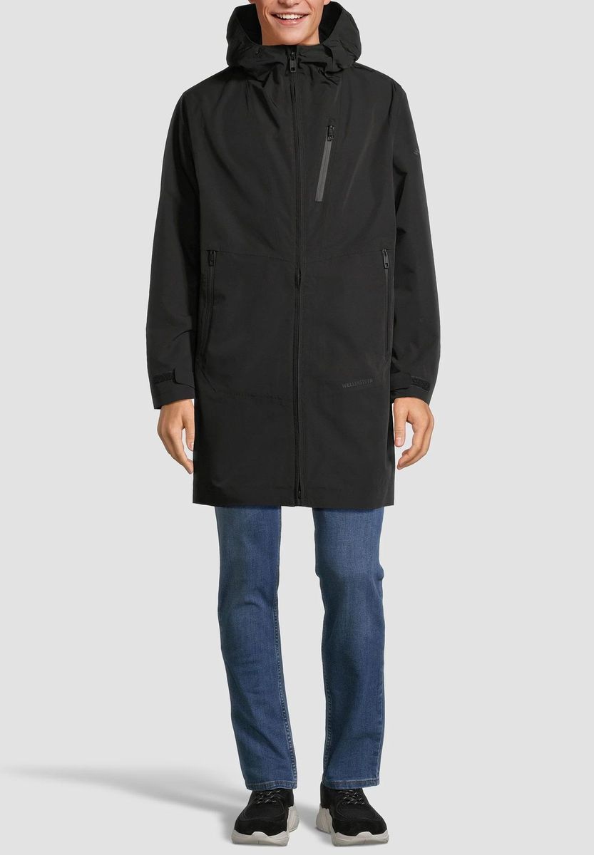 Wasserdichter Herren Regenmantel mit Kapuze