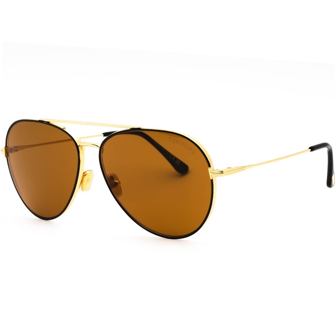 Klassische Pilotenbrille mit Doppelsteg