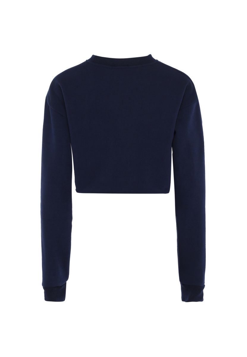 Oversize-Sweatshirt im College-Stil mit Grafik
