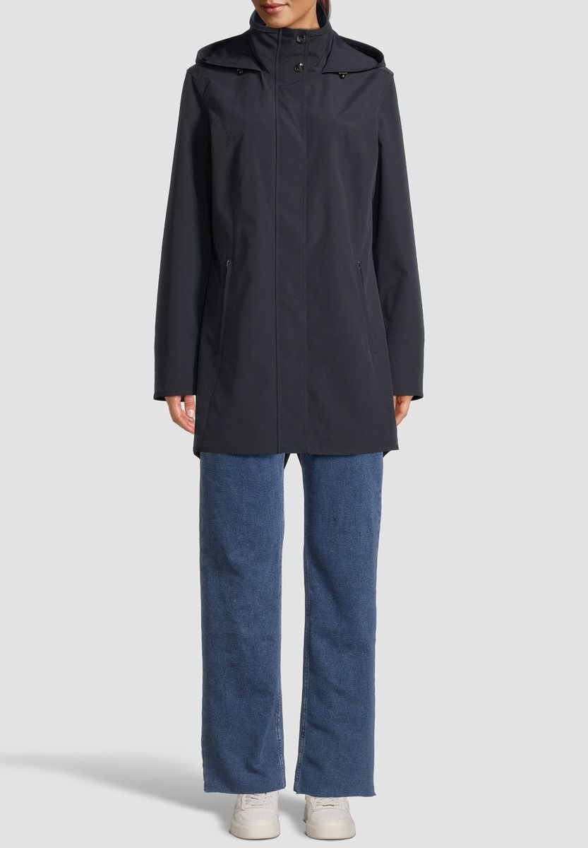 Wasserabweisende Regenjacke mit Kapuze