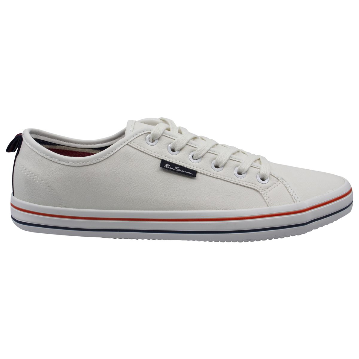 Lowell Weiße Segeltuchschuh Sneaker
