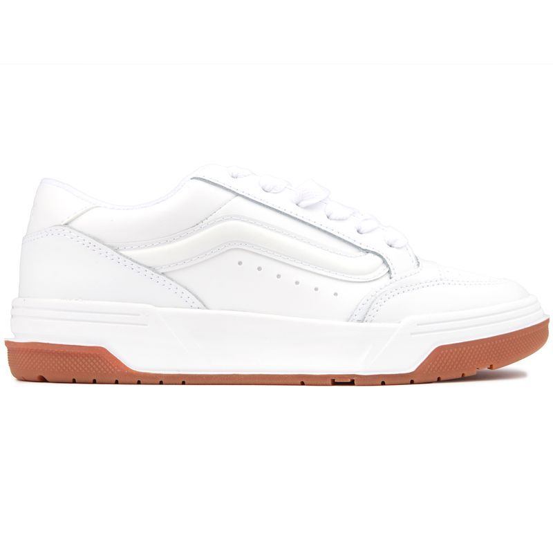 Saubere weiße Skate-Sneakers aus Leder