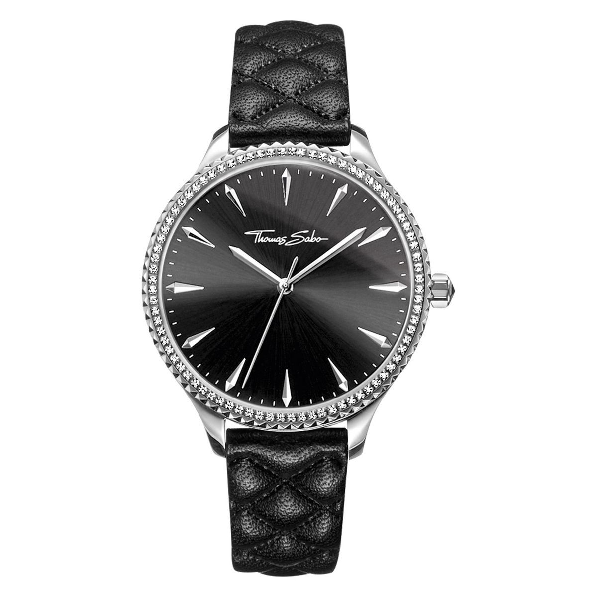 Elegante Damen Quilted Lederuhr