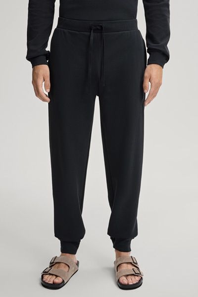 JOOP! Schwarze Jogginghose aus Baumwollmischung mit Kordelzug