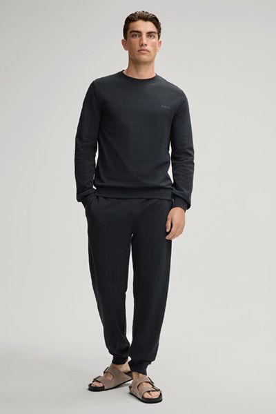 JOOP! Schwarze Jogginghose aus Baumwollmischung mit Kordelzug