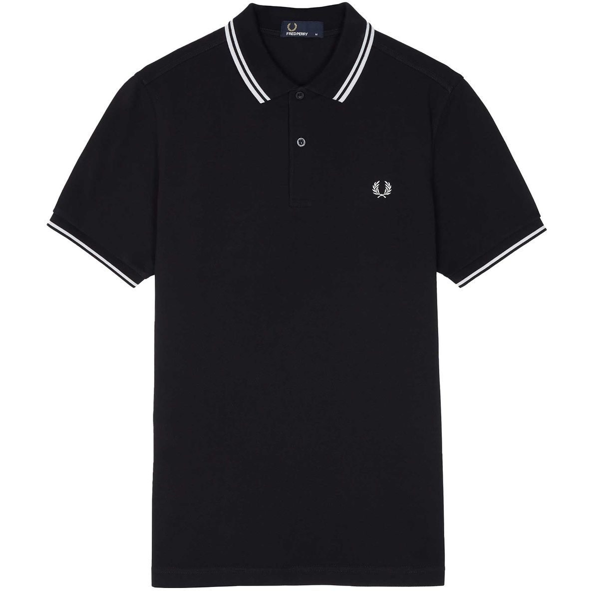 Klassisches Piqué-Poloshirt mit Doppelstreifen