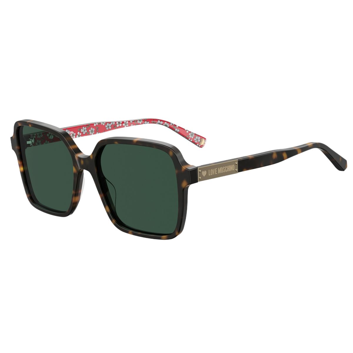 Love Moschino Damen-Sonnenbrillen 55/21/140 mm Acetat
