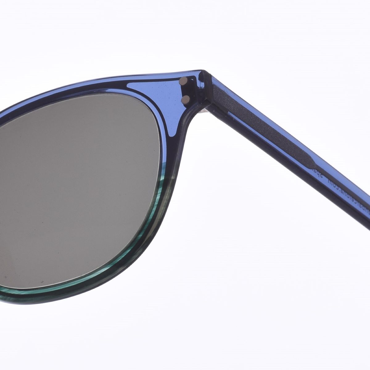 Quadratische Acetat-Sonnenbrille mit Farbverlauf