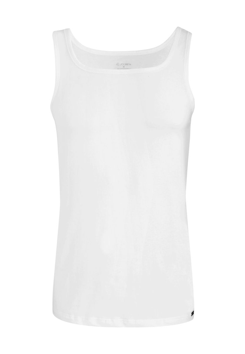 Klassisches ärmelloses Unterhemd aus Baumwolle