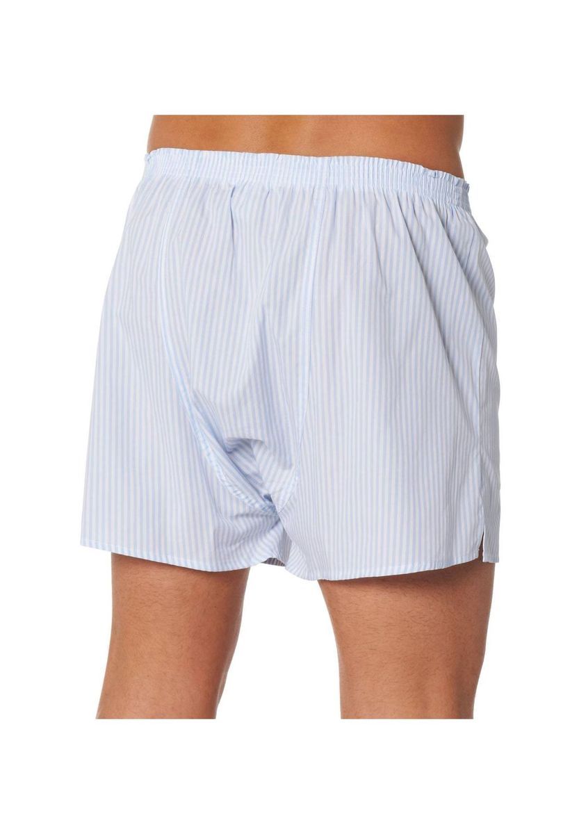 Gestreifte Baumwoll-Boxershorts, lockere Passform