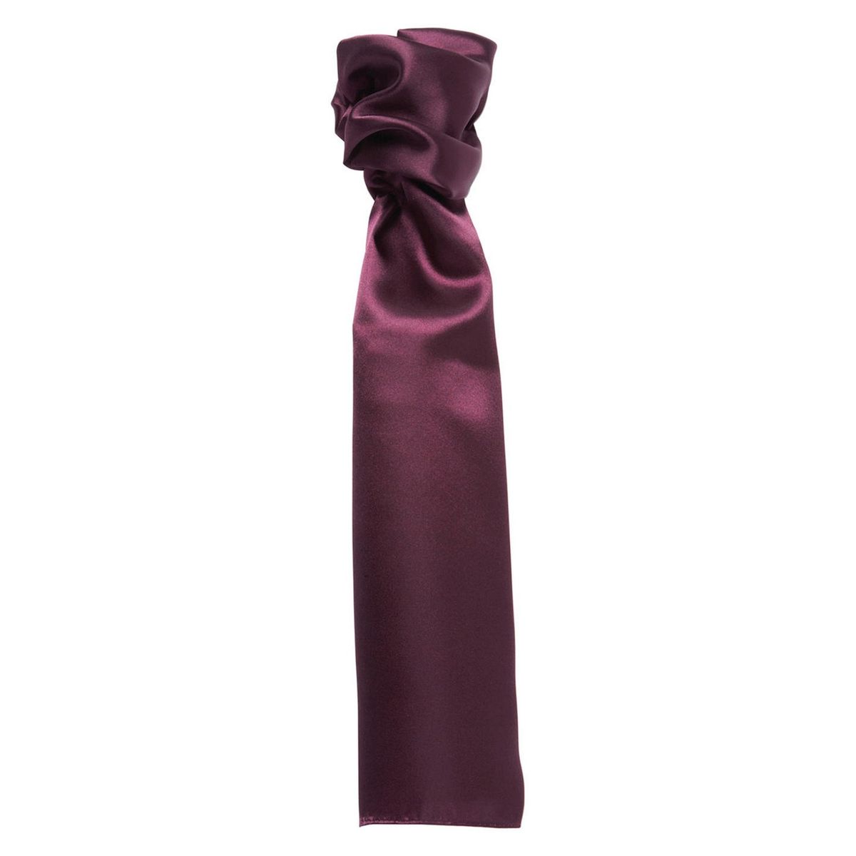 Einfarbiger leichter Schal mit Satin-Touch