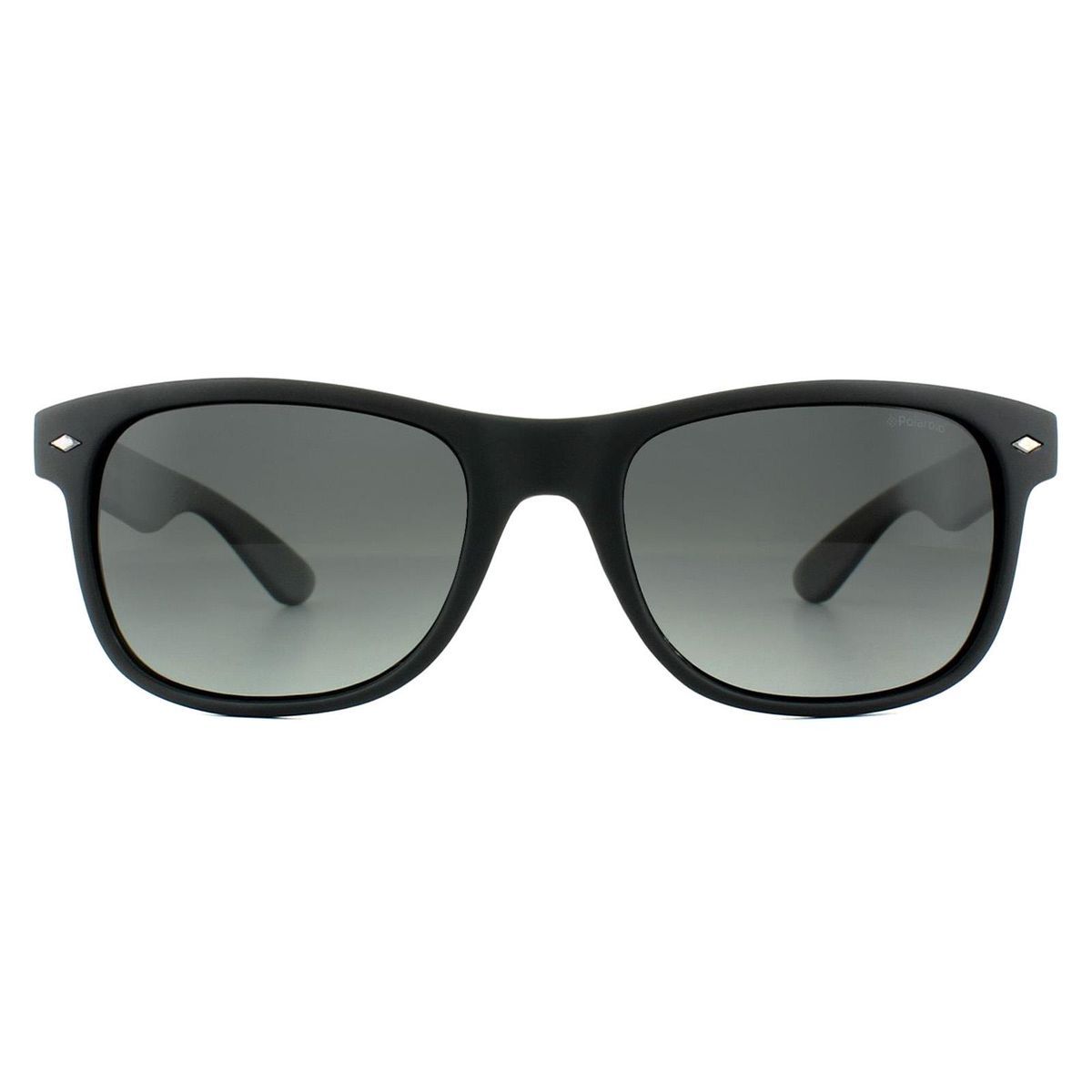 Klassische, matte schwarze Wayfarer-Sonnenbrille