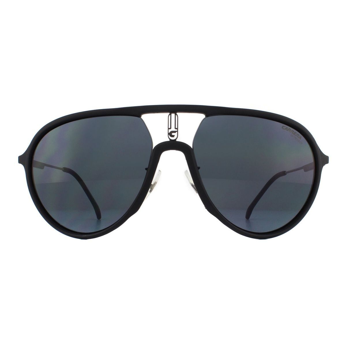 Matte Schwarze Piloten Sonnenbrille für Herren