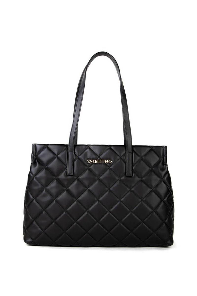 Gesteppte Shopper Tote aus Kunstleder