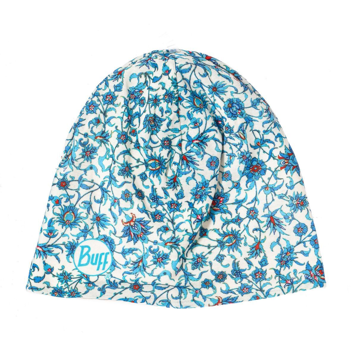 Fleece-Mütze mit Blumenmuster