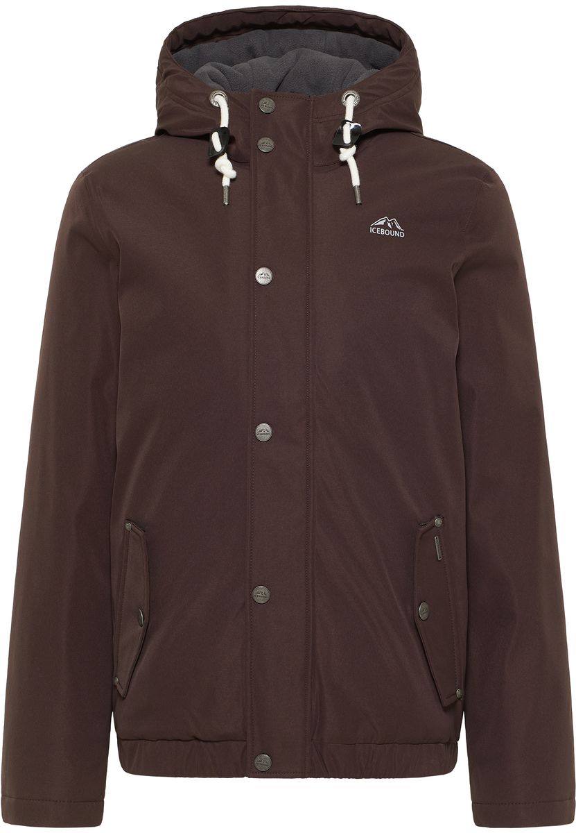 ICEBOUND Winterjacke Herren Dunkelbraun