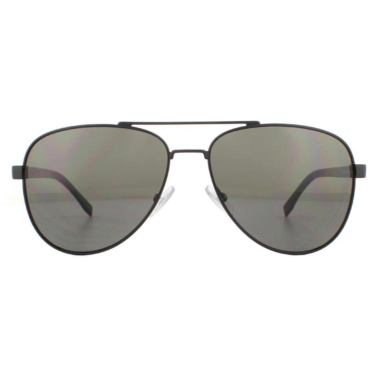 Matte schwarze Aviator-Sonnenbrille
