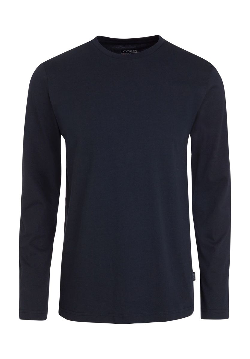 Klassisches Langarm Baumwoll-Unterhemd