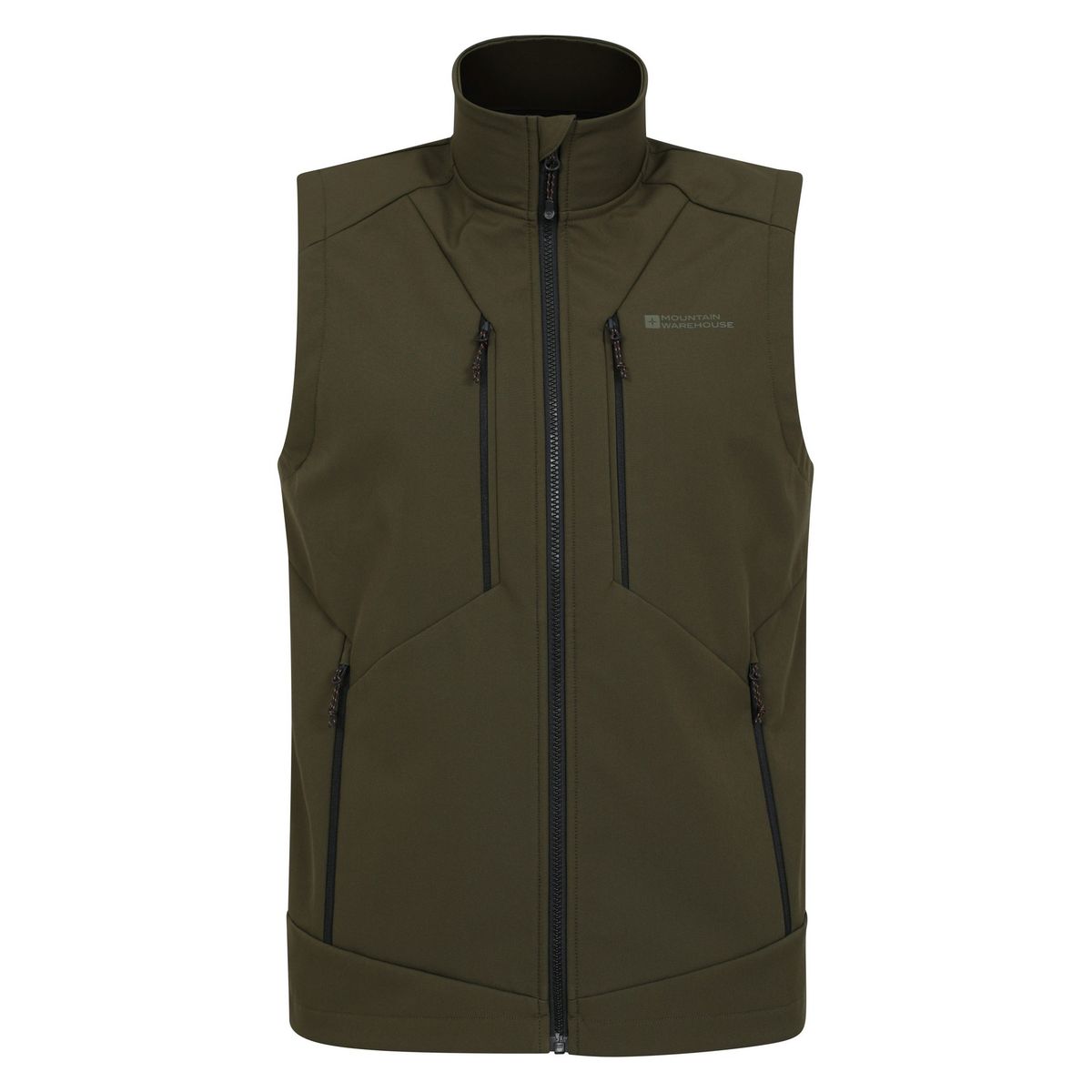 Ärmellose Fleece-Softshell-Weste für Herren