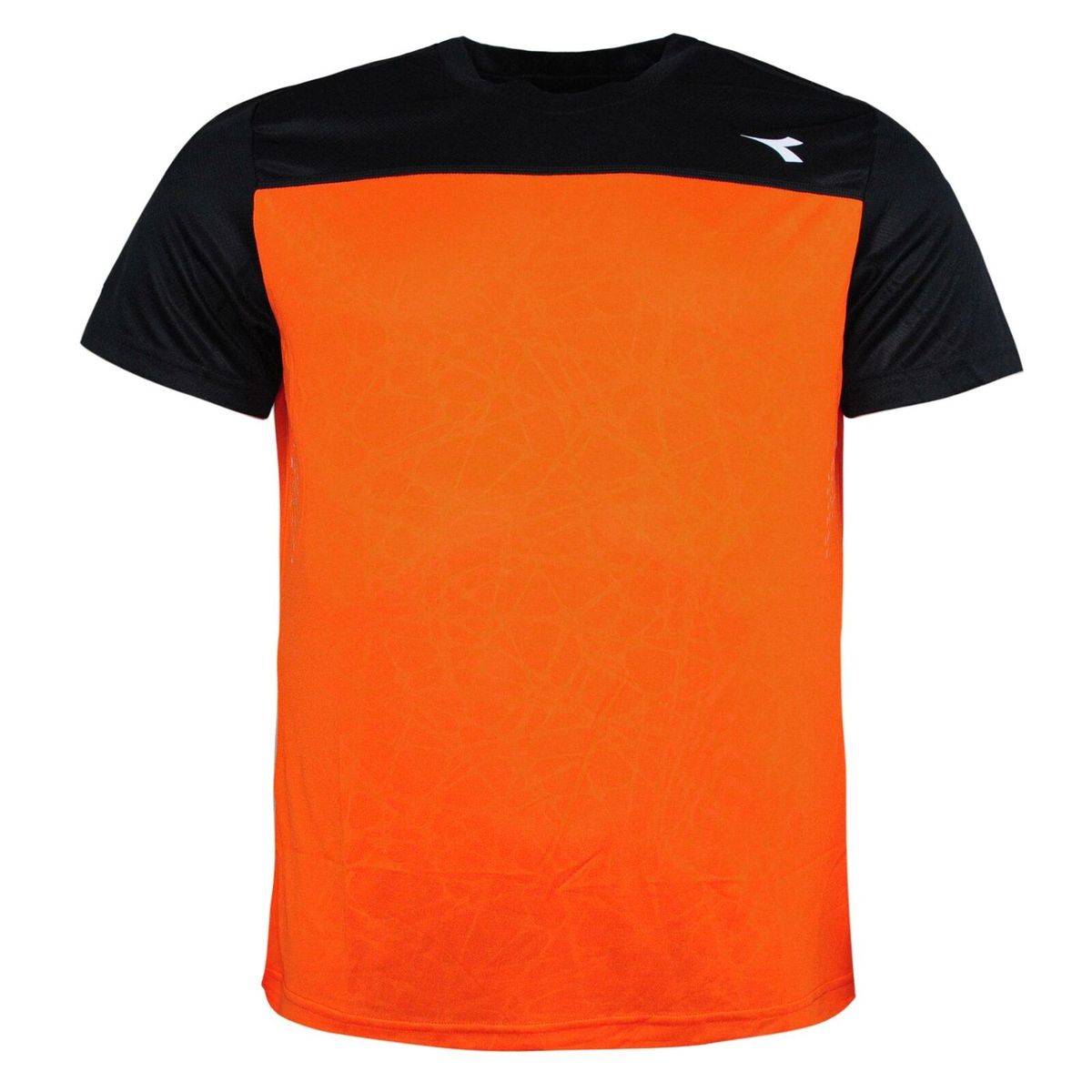 Zweifarbiges Kurzarm-Sport-T-Shirt