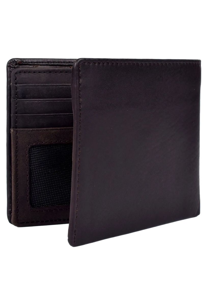 Klassische Leder-Brieftasche