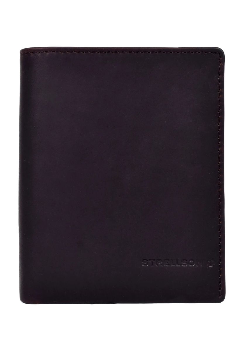 strellson Brieftasche, Leder, uni, braun