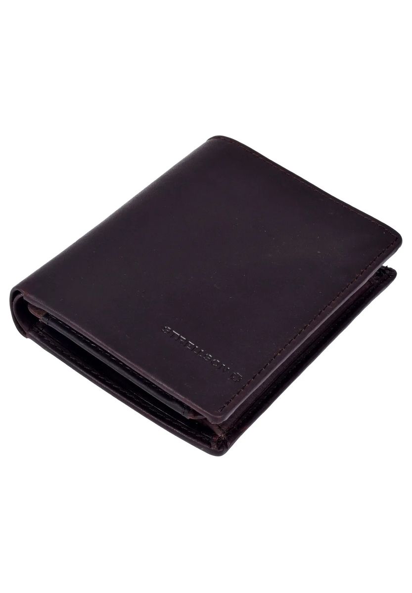 strellson Brieftasche, Leder, uni, braun