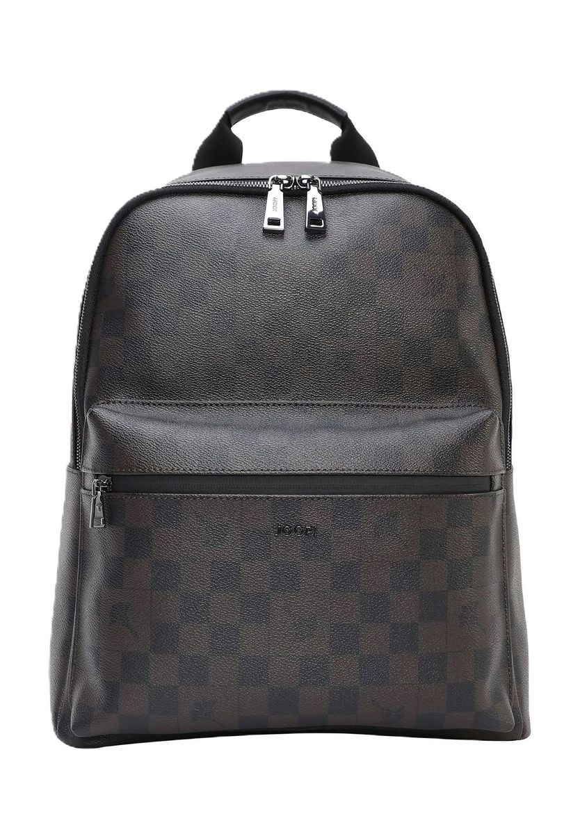 Schachbrettmuster Laptop Rucksack aus Kunstleder