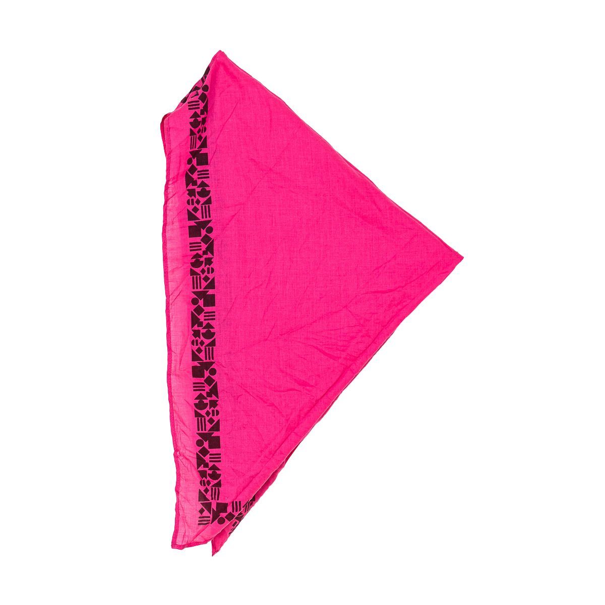 Leichtes Bandana-Tuch mit geometrischem Muster