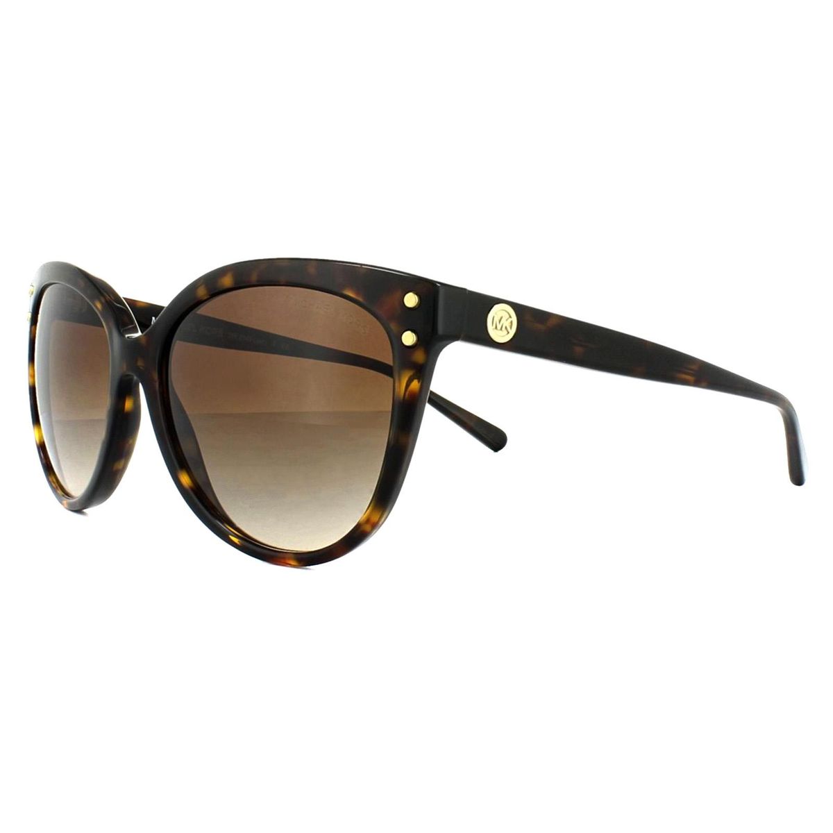 Cat-Eye-Sonnenbrille mit Nietenverzierung