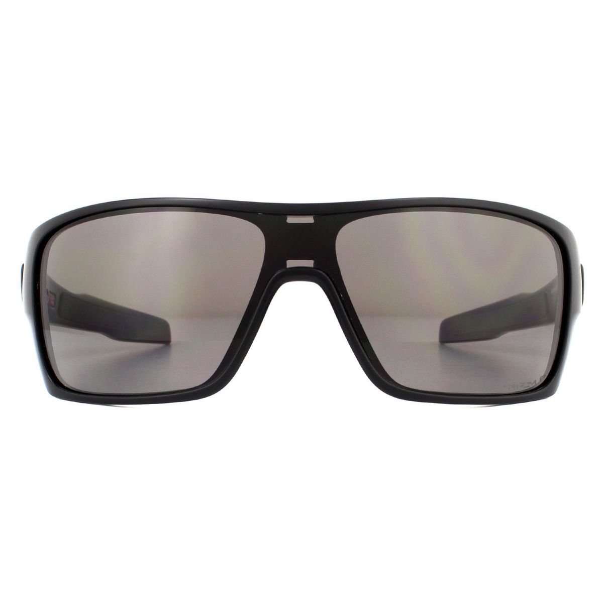 Schwarze Rechteckige Prizm Polarisierte Sonnenbrille
