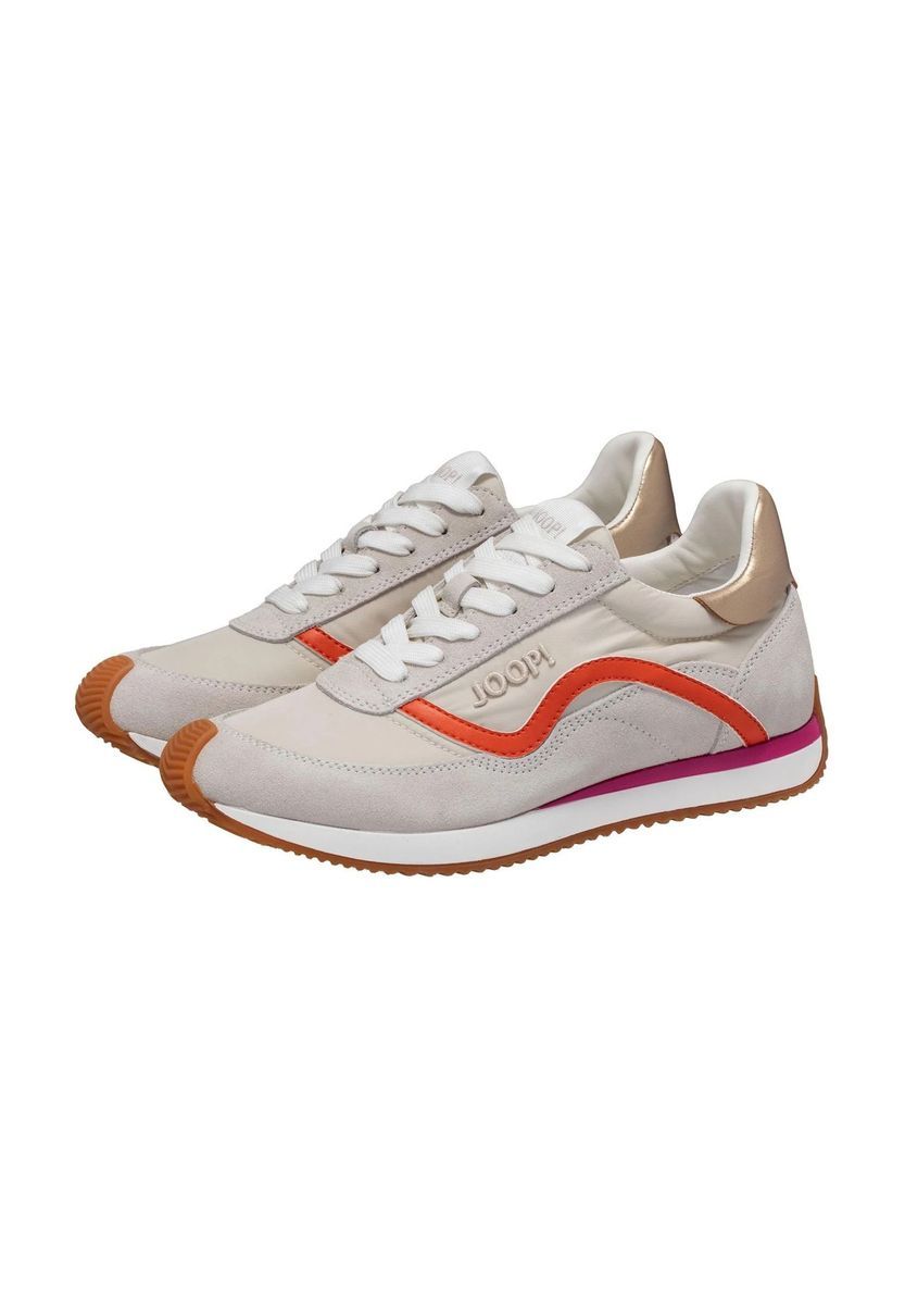 Retro-Laufstil Leder-Sneakers