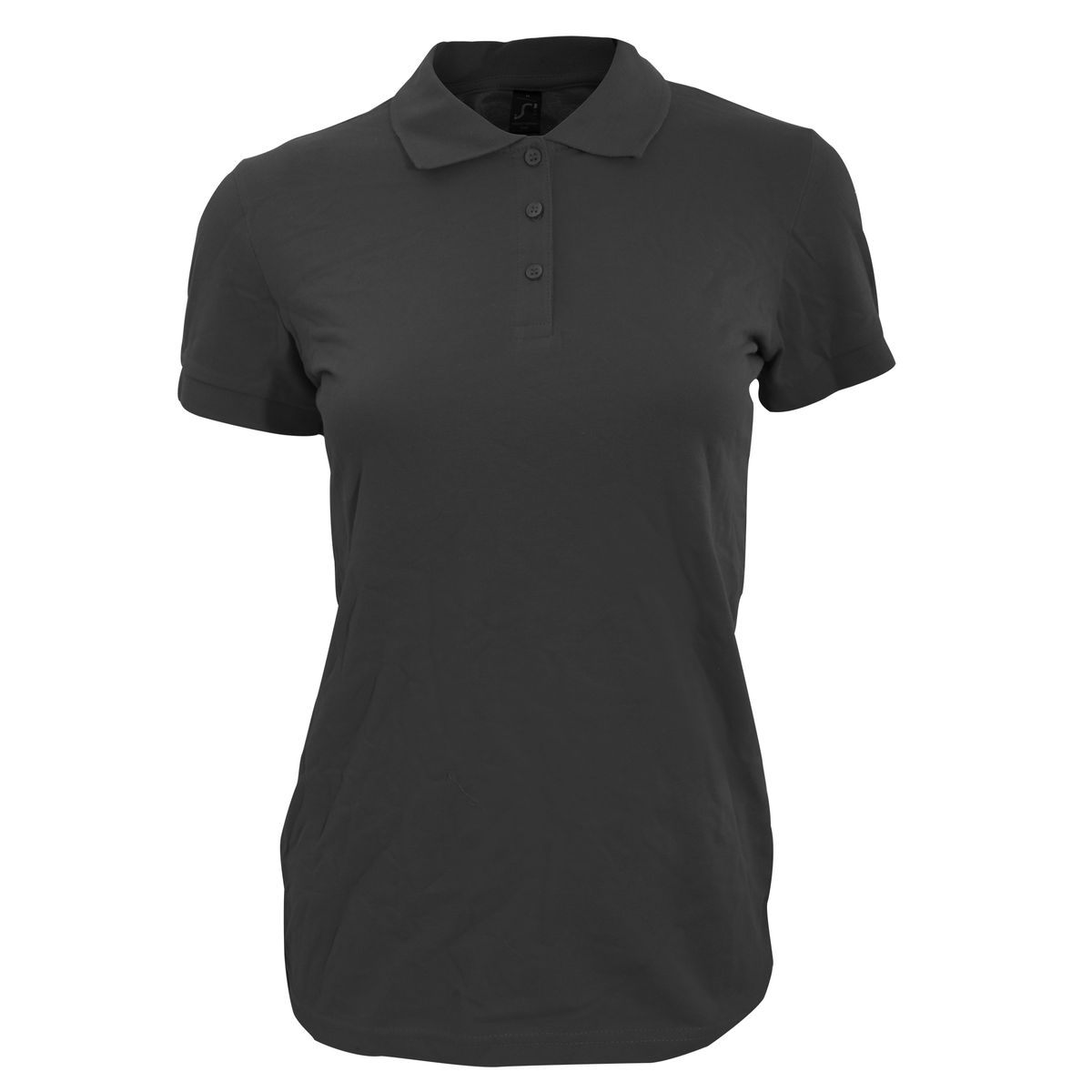 Klassisches, tailliertes Damen Poloshirt, Kurzarm