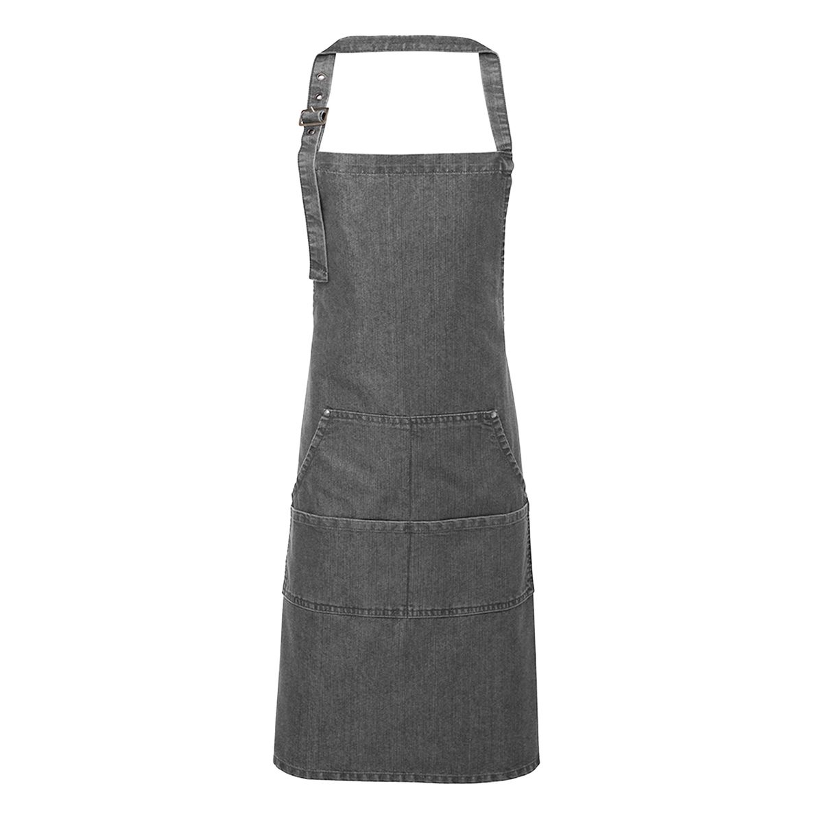 Unisex Denim Latzschürze mit Taschen