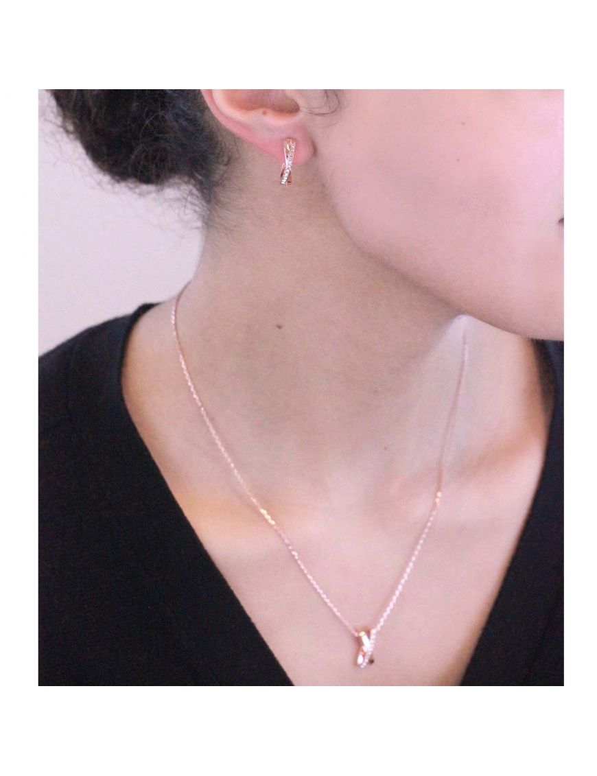 Criss-Cross Kristall-Schmuckset