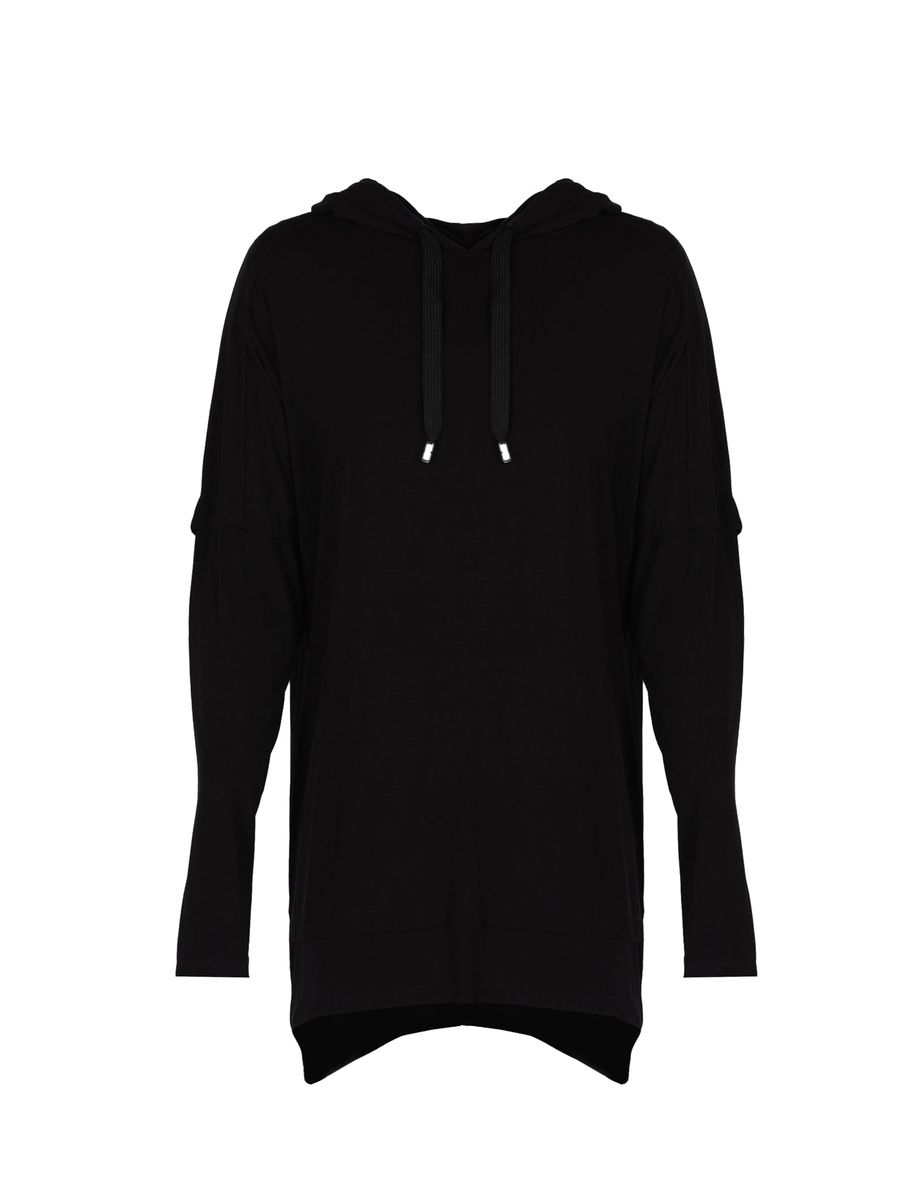 Langärmliger Hoodie mit lockerer Passform