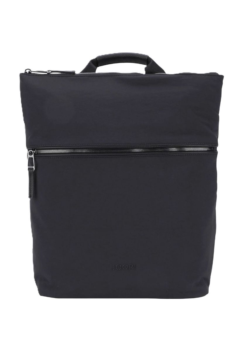Minimalistischer schwarzer Laptop-Rucksack