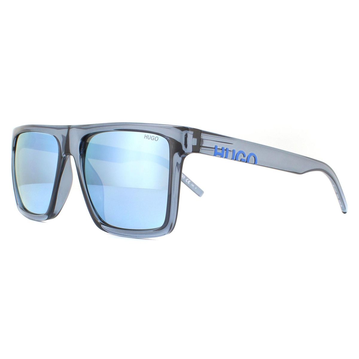 Quadratische Sonnenbrille mit Verspiegelten Gläsern