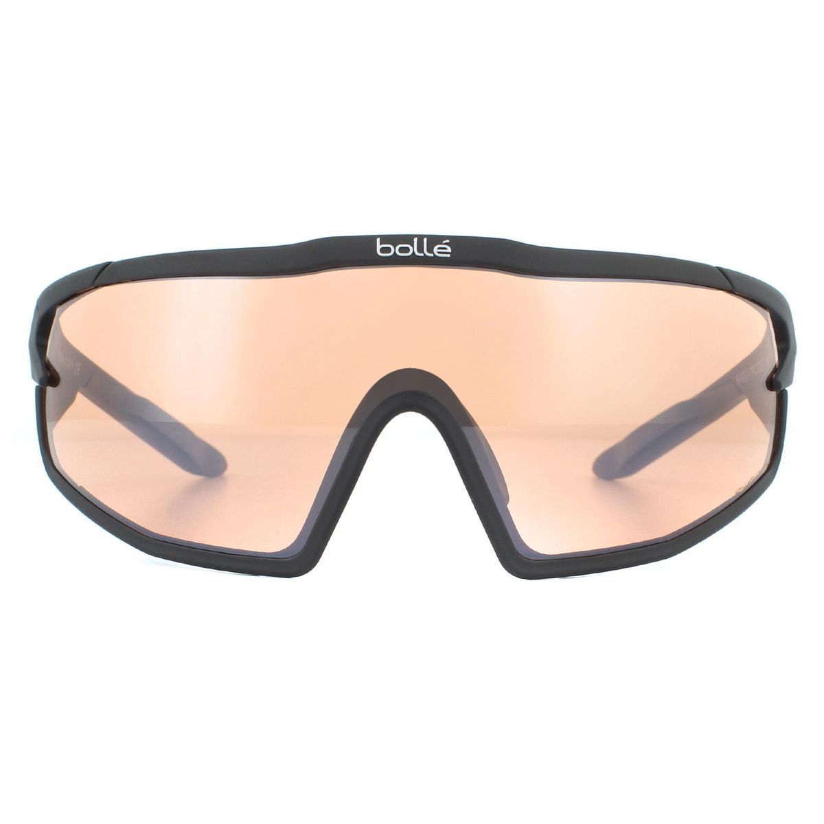 Sportliche Vollrandbrille mit Shield-Gläsern