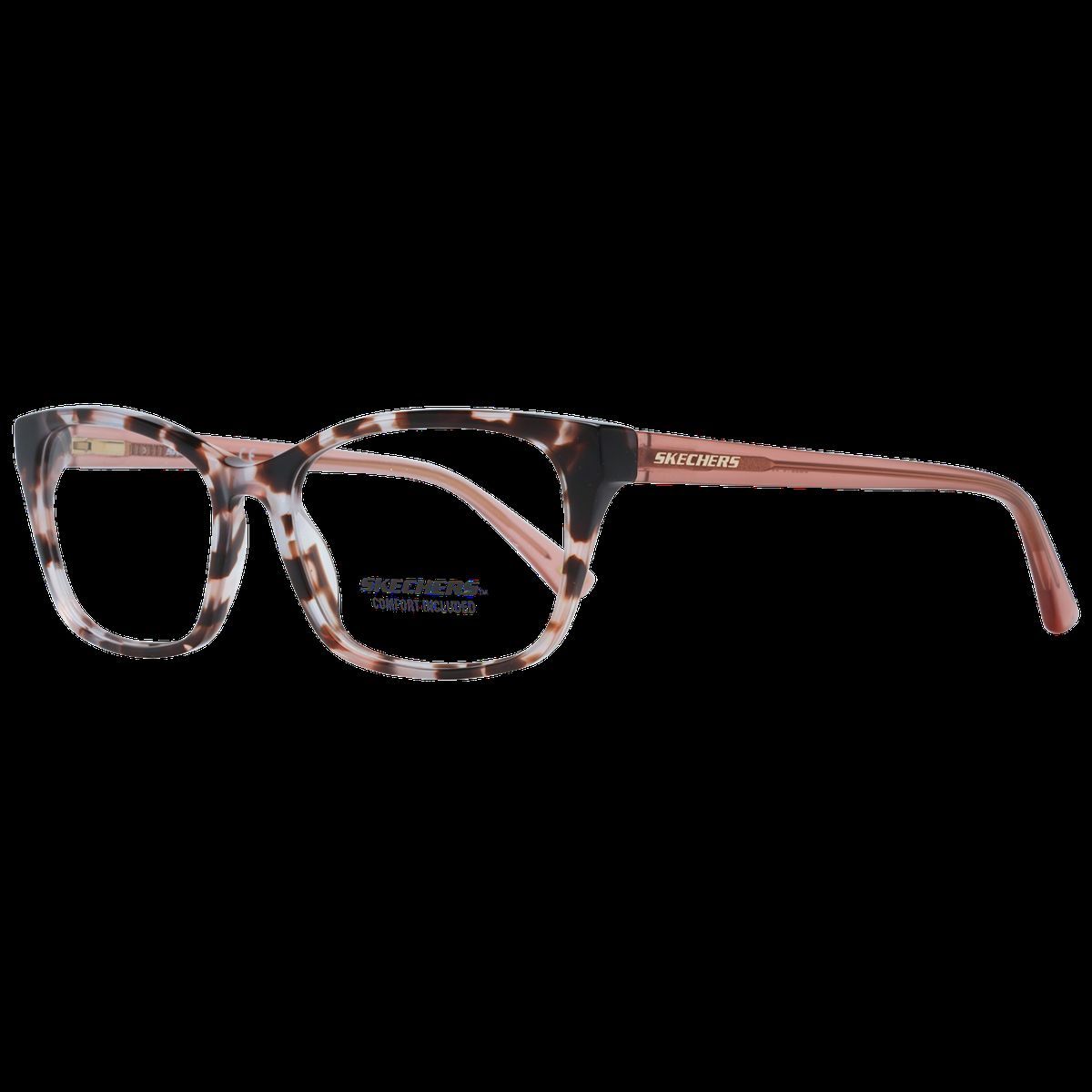 Rechteckige, gemusterte Vollrandbrille