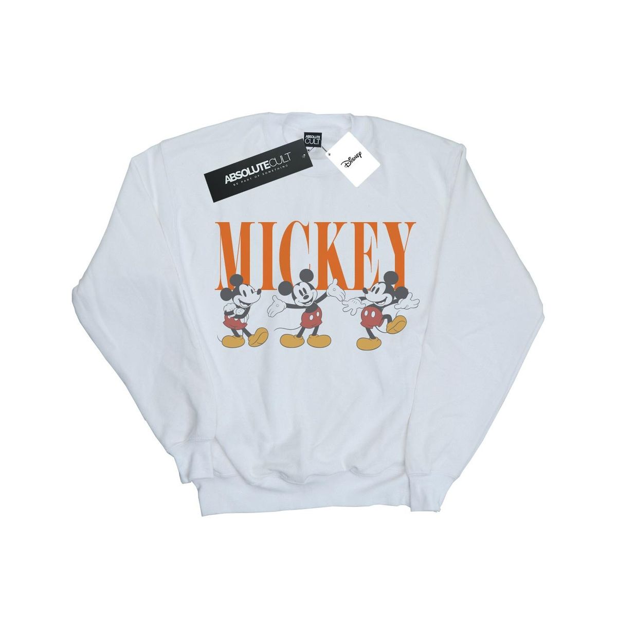 Disney - "Mickey Mouse Poses" Sweatshirt für Herren (Weiß)